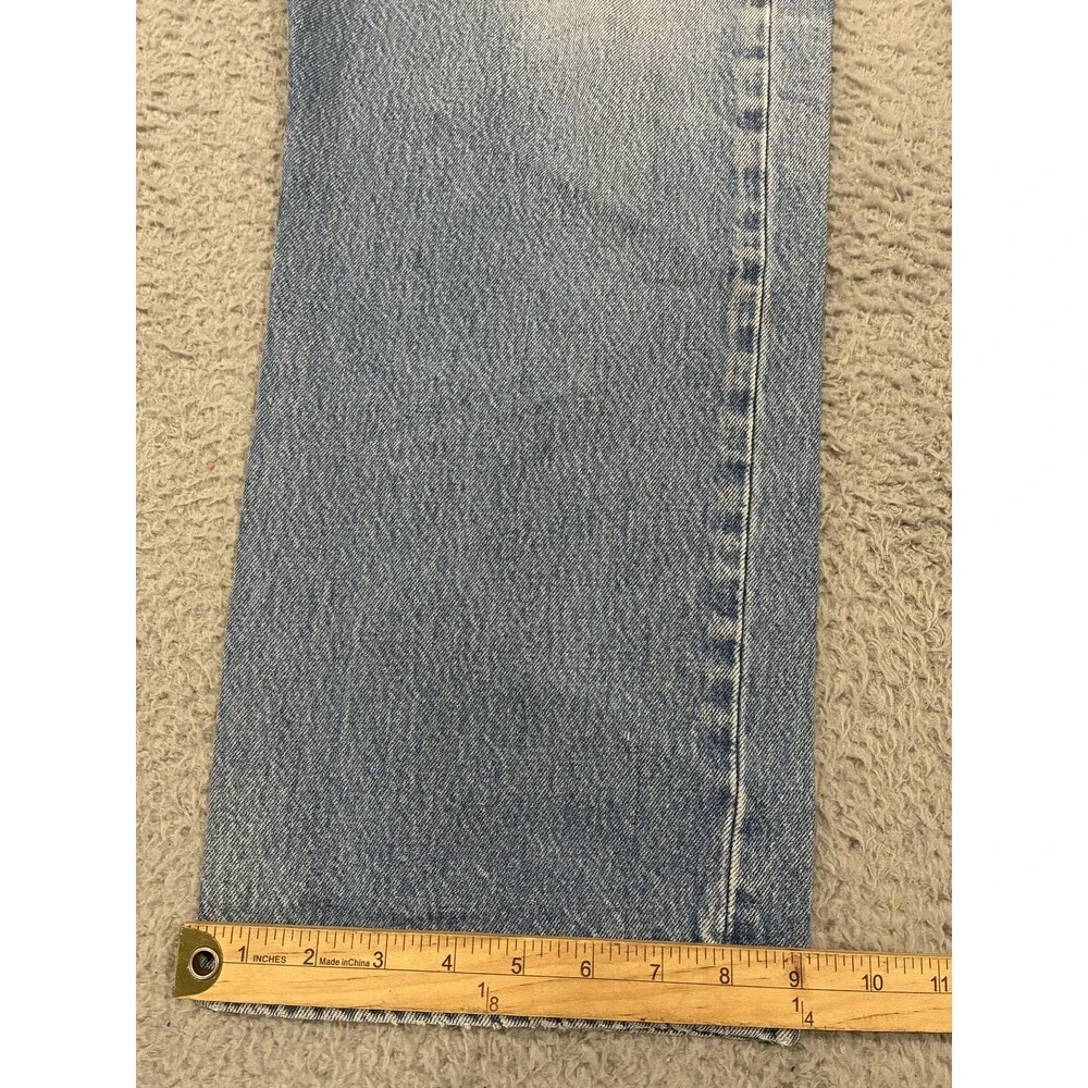 Levis 501XX Jeans Mens 40x30 Blue Straight Leg Denim Light Wash Button Fly VTG